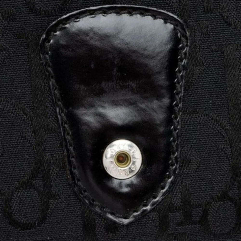 Christian Dior Trotter Oblique Jacquard Compact Wallet With Crystals